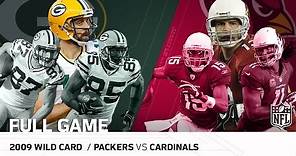2009 NFC Wild Card: Packers vs. Cardinals | "Most Points Scored in Playoff History" | NFL Full Game