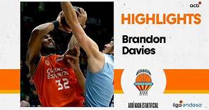 BRANDON DAVIES lidera la VICTORIA de Valencia Basket | Liga Endesa 2023-24