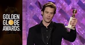 Jim Carrey Wins Best Actor Motion Picture Musical or Comedy - Golden Globes 2000