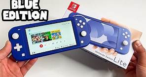 NEW Blue Edition Nintendo Switch Lite - Unboxing and Review