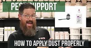 How to Use Pesticide Dust Properly | Pest Support