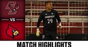Boston College vs. Louisville ACC Men's Soccer Highlights (2023)