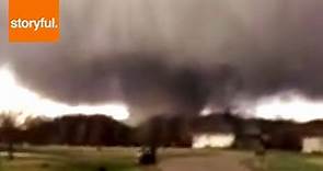 Massive Tornado Rolls Through Rochelle, Illinois (Storyful, Crazy Weather)