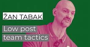 Žan TABAK (HRV) | Low post team tactics [Coach clinic powered by Ondřej Balvín '23]