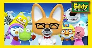 Learn Shapes and Size with Eddy | Opening Song | Eddy the Clever Fox S2 | Pororo the Little Penguin