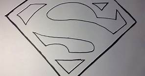 How To Draw Superman's Logo