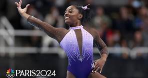 Simone Biles halfway to HISTORY after dominant opening night at US Nationals | NBC Sports