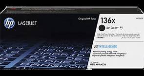 Cartucho de tóner original HP LaserJet 136X de alto rendimiento, negro
