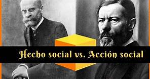 DIFERENCIAS ENTRE HECHO SOCIAL Y ACCIÓN SOCIAL - Guy Rocher