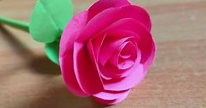 DIY / Paper Rose / How to make awesome and easy paper roses (complete tutorial) / Origami Rose Easy-
