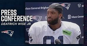 Deatrich Wise Jr. on Patriots Defense vs Panthers in Joint Practices | Press Conference