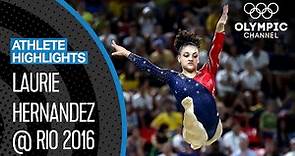 Every Laurie Hernandez 🇺🇸 Rio 2016 Routine! | Athlete Highlights