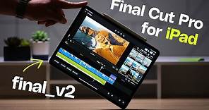 Final Cut Pro for iPad review: still rendering