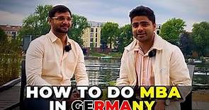 How to do MBA in Germany | Application process | Fees | Scope