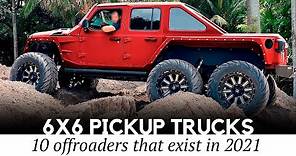 6x6 Trucks with Supercharged Capabilities and Powerful Looks (Best Six-Wheel Pickups)