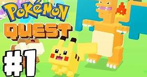 New FREE Mobile Pokemon Game! Pokemon Quest Gameplay Walkthrough Part 1 (Switch, IOS, Android)