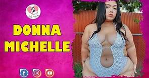 Donna Michelle | American Beautiful Plus Size Model | Curvy Fashion Model | Influencer | Biography