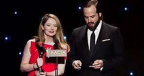 Miranda Otto & Angus Sampson present an award to Rooney Mara & introduce Michael Caton at AACTA 2016