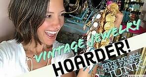 HUGE Vintage Jewelry Collection - Thrift Stores, Estate Sales, Auctions...Turquoise, Gold, Crystals