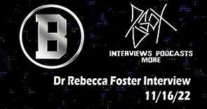 Dr Rebecca Foster Interview