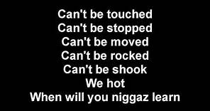Roy Jones Jr.- can't be touched lyrics