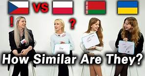 Czech Language | Can Ukrainian, Polish and Belarusian Speakers Understand It? (Slavic Languages)