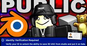 We Finally Found Out How To Get Public UGC Access... (ROBLOX)