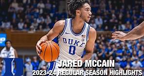 Jared McCain 2023-24 Regular Season Highlights | Duke Guard