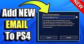 How to Change PSN Email Address on PS4 (Best Method)