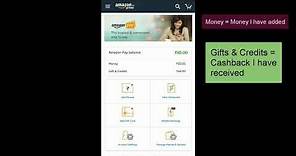 how to view Amazon Pay balance and statement - android app