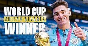 JULIAN ALVAREZ WORLD CUP WINNER | "Messi was my idol!"