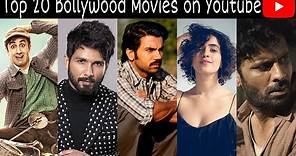 Top 20 Bollywood Movies available on Youtube