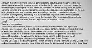 Roman currency
