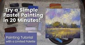 Try a Simple Pastel Painting in 20 Minutes. It's Playtime!