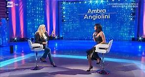 Ambra Angiolini: "Nessuna crisi con Massimiliano Allegri" - Domenica In 02/05/2021