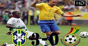Brazil vs Ghana 3-0 All Goals & Highlights 27/06/2006 (Round of 16) World Cup 2006 HD