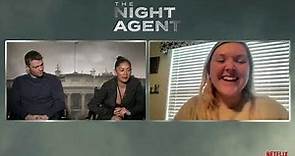 Gabriel Basso and Luciane Buchanan talk 'The Night Agent'