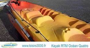 Kayak RTM Ocean Quatro : Présentation du kayak par loisirs 3000