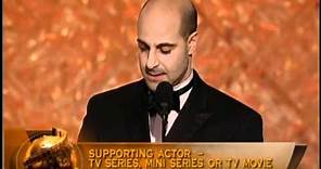 Stanley Tucci Wins Best Supporting Actor TV Movie - Golden Globes 2002