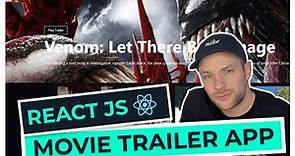How to make a Movie Trailer App with ReactJs and TheMovieDB API