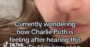 Charlie Puth's Reaction to Taylor Swift's New Song Line 🎵