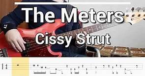 The Meters - Cissy Strut (Bass Cover) TABS
