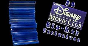 20 Disney Movie Club Blu-Ray Exclusives