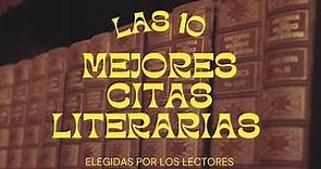 Las 10 mejores FRASES DE LIBROS de escritores españoles