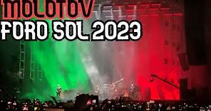 ¡EL DESMADRE DE MOLOTOV EN EL FORO SOL! ¡México 2023!