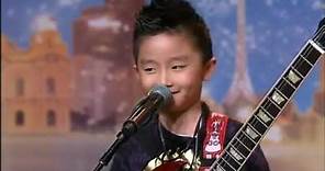 Jeremy Yong - Kid Guitarist - Australia's Got Talent 2012 audition 7 [FULL]