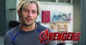Aaron Taylor Johnson Interview - Avengers: Age of Ultron (2015) Quicksilver Marvel Movie