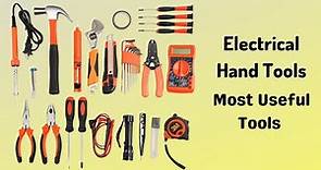 Electrical Hand Tools | Most Important Electrician Tools