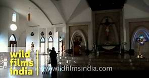 Inside St. Casimir’s Church in Kerala