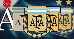 La historia-evolución del escudo de la AFA (Asociación de Futbol Argentino) ● 2021